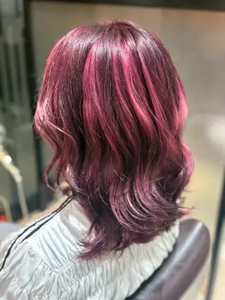 ミディアム さくら🤍ྀི モデル募集のヘアスタイル