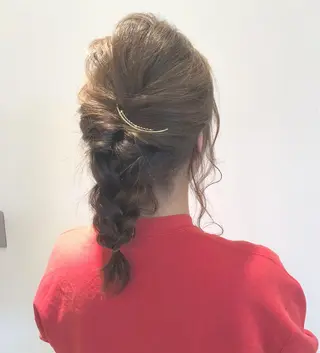 ミディアム カラー ヘアアレンジ ture by gladのヘアスタイル