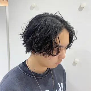 パーマ メンズ 武内 太紀のヘアスタイル