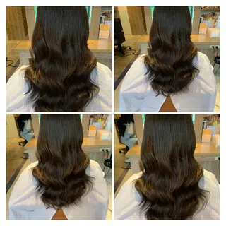 ロング カラー 髪質改善艶髪 ℍ𝔸ℝ𝕌𝕂𝔸のヘアスタイル