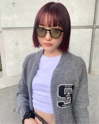 ショート カラー ブリーチ⌇﻿ベージュ ハイトーン⌇﻿ヒロトのヘアスタイル