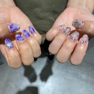 ネイル sio.nail&eyebrow salon shimokitazawa2号店所属・nailist mana𖤐´-のネイルデザイン