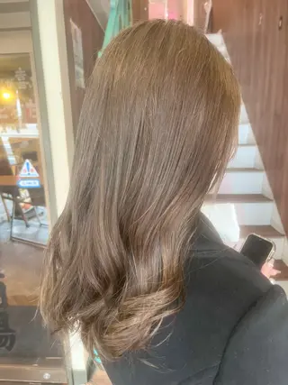 ロング カラー パーマ ヘアアレンジ キッズ 暗髪透明感カラー/ インナー/小島良太のヘアスタイル