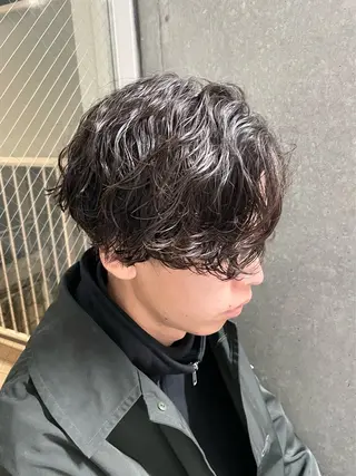 パーマ メンズ メンズモテパーマ💙 fuwaのヘアスタイル