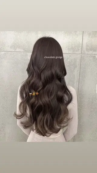 ロング カラー ヘアセット/ふわモテ yuki♡♡のヘアスタイル