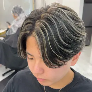 カラー メンズ メンズカット ‪‪/メッシュのヘアスタイル