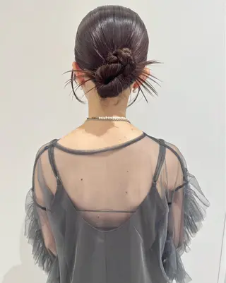 ロング ヘアアレンジ ダブルカラー指名数 No.1🥇RIKOのヘアスタイル
