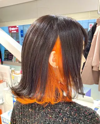 ミディアム カラー  渡部 妃月のヘアスタイル