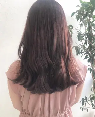 セミロング カラー nakahara madokaのヘアスタイル