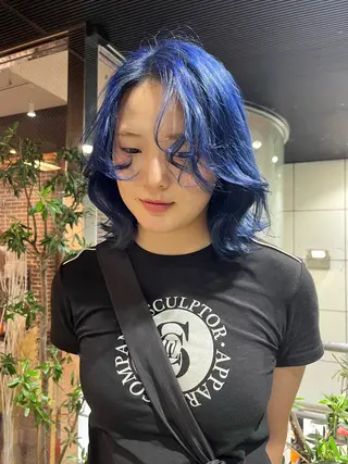 セミロング カラー designcolo r/似合わせNOKAのヘアスタイル