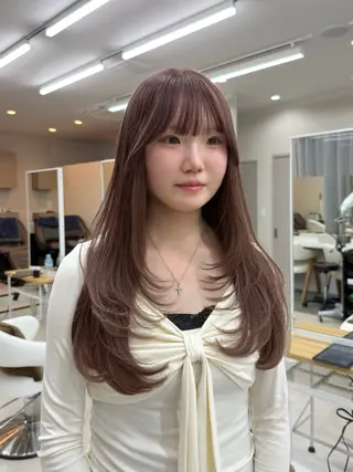 ロング sora/レイヤー/ 似合わせカット🎀のヘアスタイル