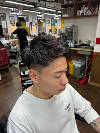 ショート メンズ The GNASTY by damdeetokyo所属・渡辺 琉聖のヘアスタイル