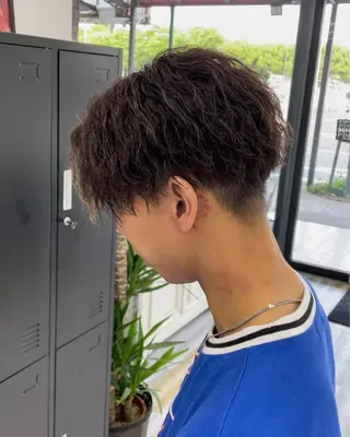 ショート パーマ メンズ 【メンズ特化】岩瀬 武【メンズパーマ】のヘアスタイル