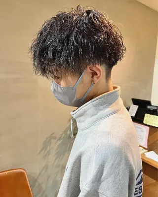 パーマ メンズ OLTI所属・中村 勇星のヘアスタイル