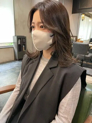 ミディアム 韓国 / 中国ヘア 🦋Noniのヘアスタイル