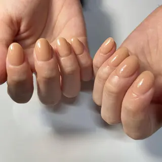 ショート lamp nail modelのネイルデザイン