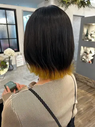 ミディアム カラー ブリーチ／ヘアセット 🪞🌙minamiのヘアスタイル