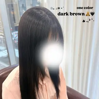 セミロング カラー misaki 🍒のヘアスタイル