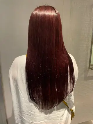 ロング カラー 坂尻 嘉珠也のヘアスタイル