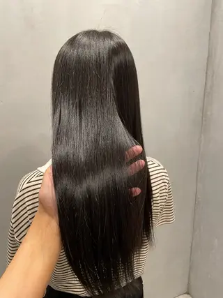 ミディアム ベージュカラー/長岡 レイヤーカット/コウのヘアスタイル