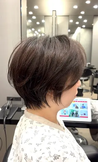ショート HARUKI  MINATO Japan広島紙屋町店所属・hmj紙屋町店 脊戸智志のヘアスタイル