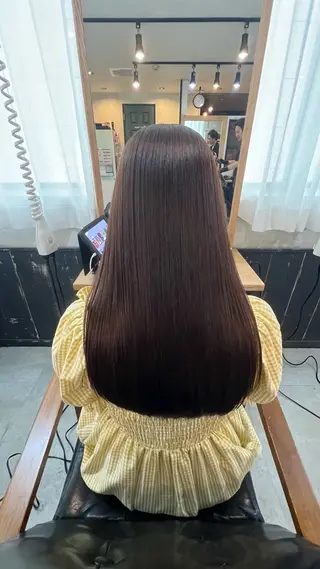 セミロング AUBE HAIRazul吉祥寺所属・髪質改善✨幹細胞✨ ウルツヤ🌈清水　祥のヘアスタイル