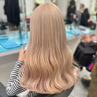 ミディアム カラー 🎀🧁ダメージレス 艶髪カラー🧁🎀のヘアスタイル