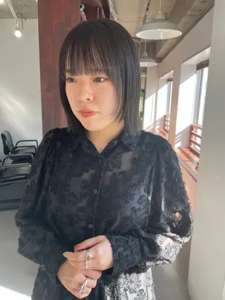 ショート silo所属・silo MOKA 顔周りカット🦦のヘアスタイル