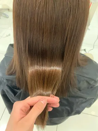 ミディアム ワタナベ アオイのヘアスタイル