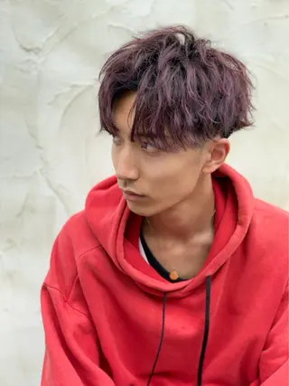 カラー パーマ メンズ ifh iizuka 高橋庸太のヘアスタイル