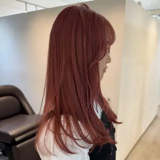 セミロング カラー 似合わせhair /モガミユナ🎀のヘアスタイル