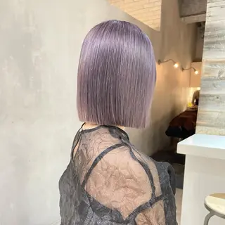 カラー 🎀韓国ボブ/ハイト ーン/まりん🎀のヘアスタイル