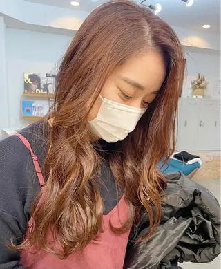 ロング カラー COMILE 🌼 SUZUKAのヘアスタイル