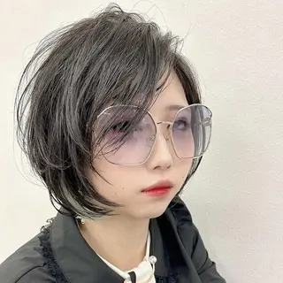 ショート Halo/長居美容室 ショート/ROKIのヘアスタイル