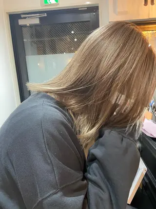 ミディアム カラー Lamana所属・透明感カラー/ 加瀬たまものヘアスタイル