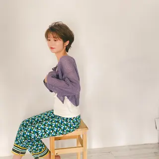 ショート カラー メンズカット/パーマ 👟黒田紗名👟のヘアスタイル