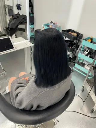 ミディアム カラー 野崎 孝章のヘアスタイル