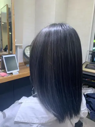 ミディアム カラー ヘアアレンジ ネイル Sia中野新橋 『JUNYA』のヘアスタイル