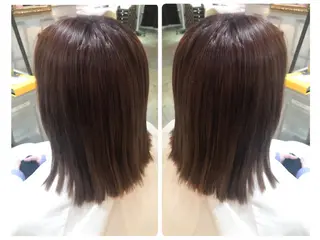 セミロング カラー ルービック 梅田茶屋町店のヘアスタイル