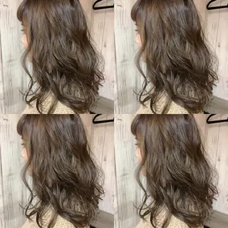 セミロング カラー ヘアアレンジ ヘアサロンオスカー 岸和田蛸地蔵店のヘアスタイル