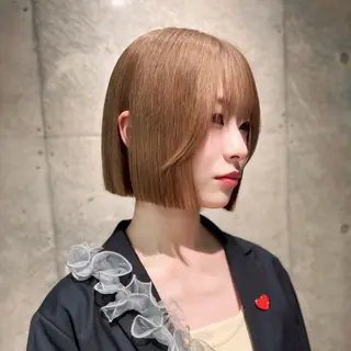 ミディアム カラー ボブ/髪質改善 jionのヘアスタイル
