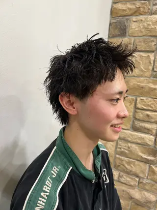 パーマ メンズ メンズカット/柏/韓 国/メンズパーマ航太のヘアスタイル