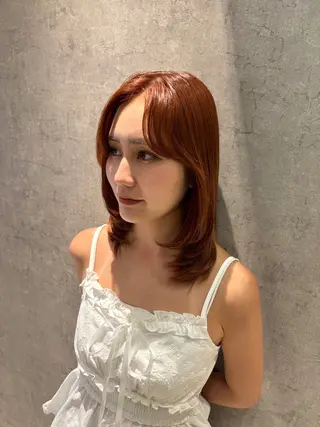 ミディアム カラー cura所属・Cura✨ RIN⋆⸜🔔⸝‍⋆のヘアスタイル