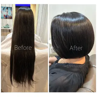 ショート 髪質改善/艶髪/ 透明感カラー/サラのヘアスタイル