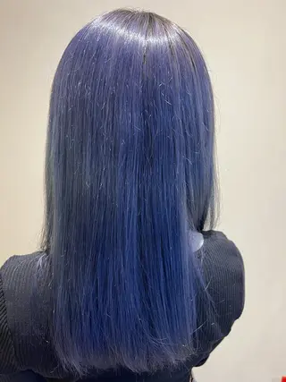 ロング カラー 徳浜 睦希のヘアスタイル