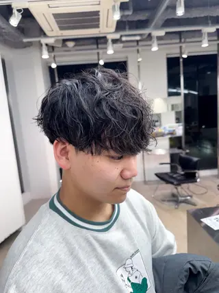 パーマ メンズ fifth天神/末廣 和也のヘアスタイル