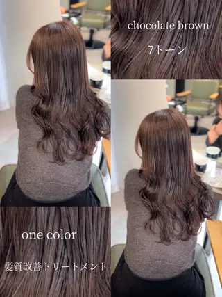 カラー 梅田/ベージュ／ 艶カラー／三宅空翔のヘアスタイル