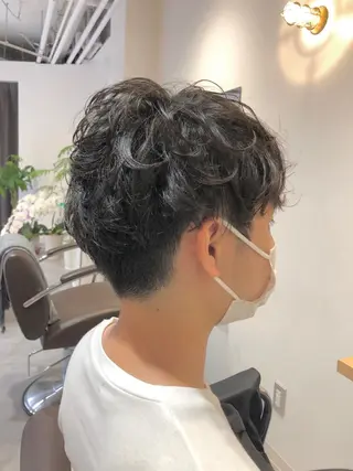 ショート パーマ メンズ MIA スタイリストのヘアスタイル