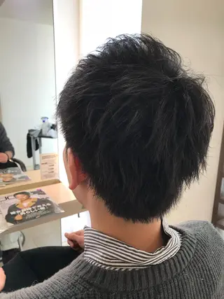 ショート メンズ 似合わせ/代表 髪質改善/山田将大のヘアスタイル