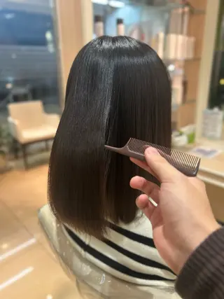 ミディアム あ 長嶋零のヘアスタイル